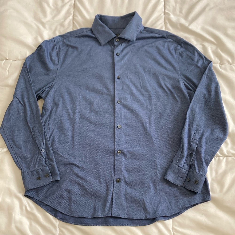 John Varvatos Blue Men’s Dress Shirt